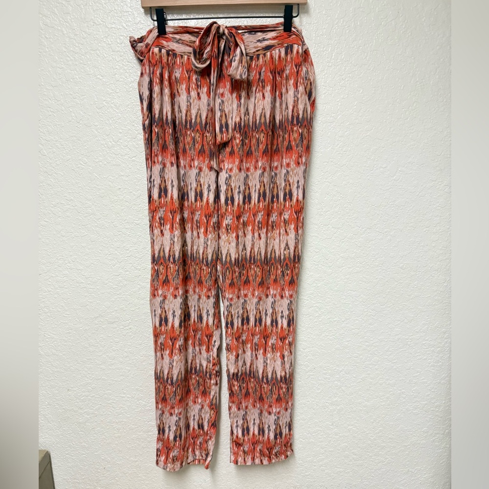 Multicolor Patterned Dress Pants Size 1X - Perfect for Fall!